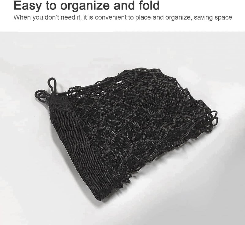 Leezhen Car Rear Cargo Net, Adjustable Elastic Storage Organizer Net, Trunk Cargo Storage Net Compatible with 2015 2016 2017 2018 2019 2020 2021 2022 2023 2024 2025 2026 Chevy Tahoe Suburban Gmc Yukon - Image 5